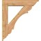Ekena Millwork Olympic Traditional Smooth Bracket w/ Offset Brace, Western Red Cedar, 7 1/2"W x 36"D x 40"H BKT0806X36X40OLY01SWR - alternate 3